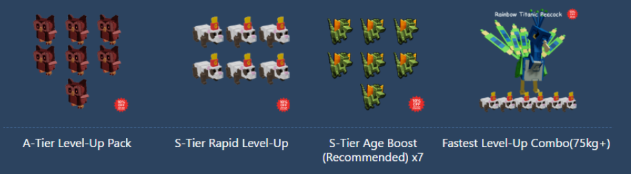 ssegold gag pet bundles fast level